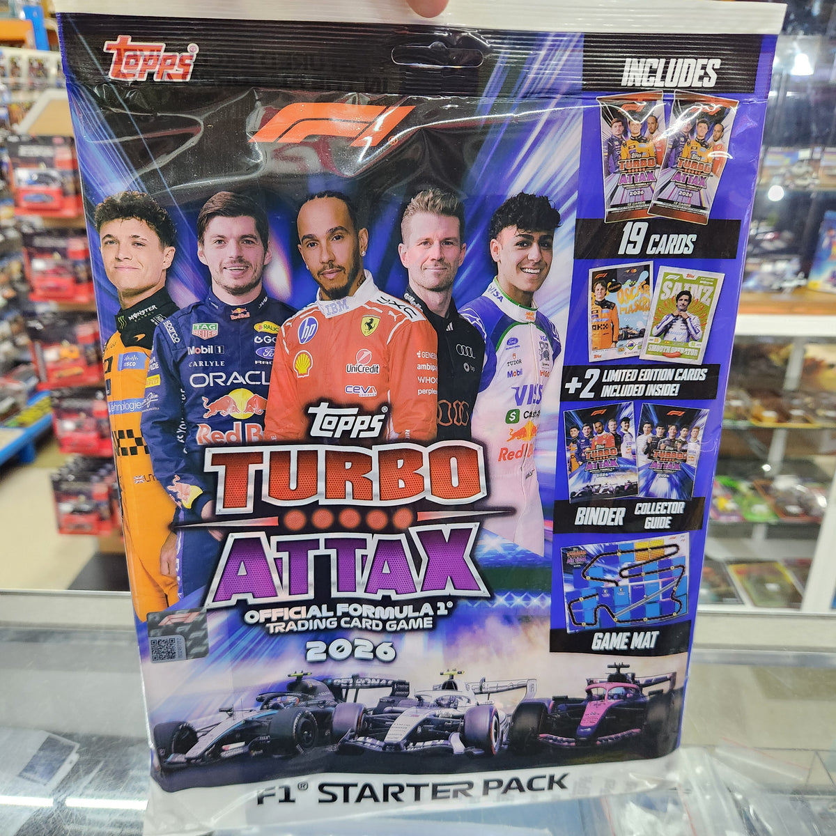 2026 F1 Topps Turbo Attax Trading Cards - Starter Pack (Includes Album)