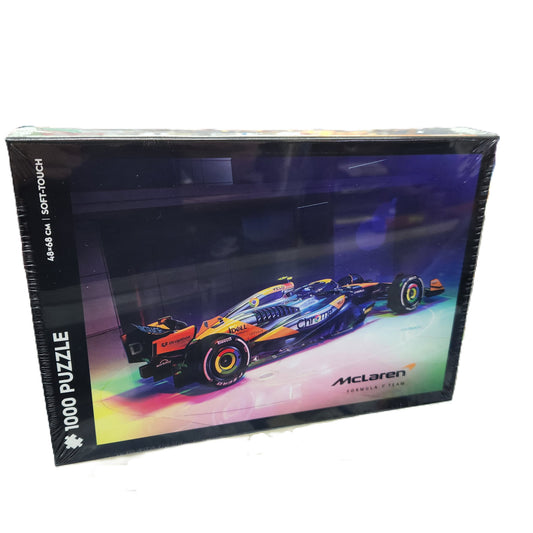 F1 Puzzle - McLaren Formula 1 F1 Team MCL38 (2024 Chrome Livery USA GP) - 1000pc Jigsaw Puzzle