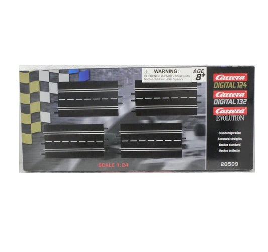 Carrera - Track System - 124/132 Standard Straight Track - 4 Pack