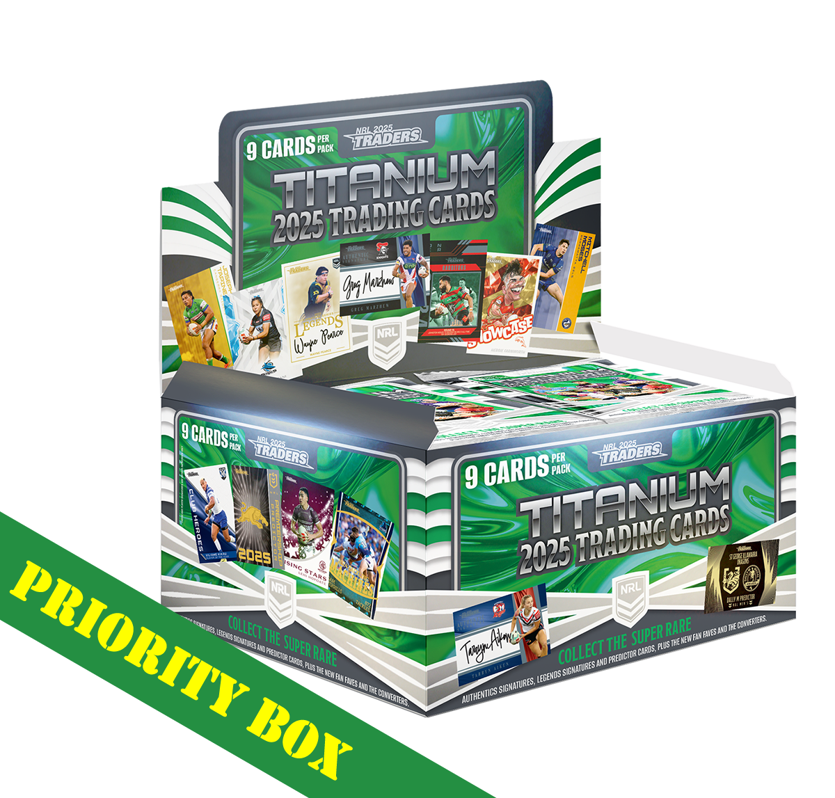 2025 NRL Traders Titanium Trading Cards 'Priority Box' (Sealed Box)