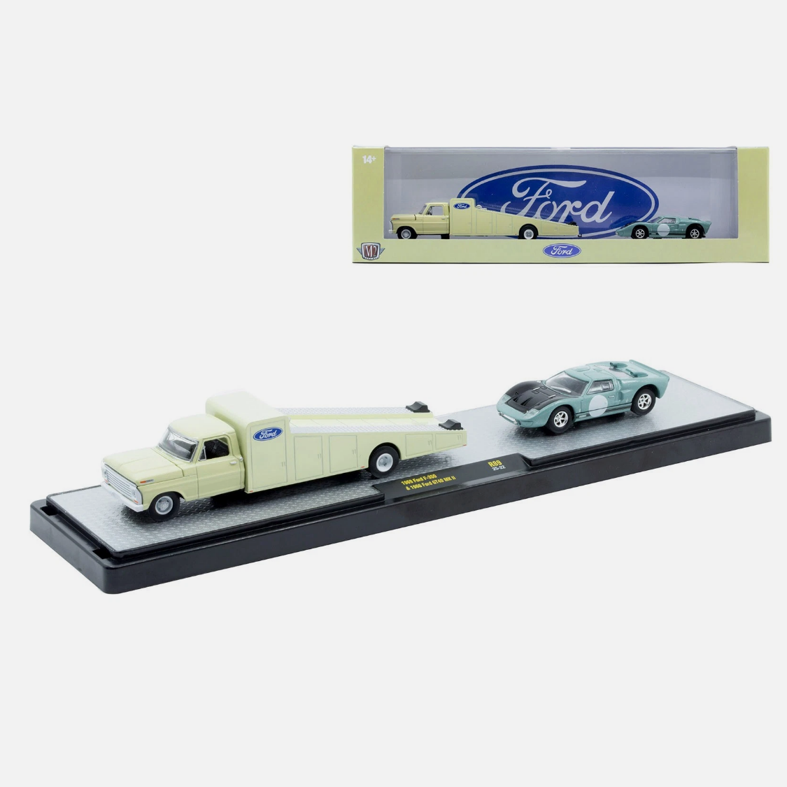 M2 Machines - 'Auto-Haulers' Mix 89 - 1969 Ford F-350 + 1966 Ford GT40 Mk II