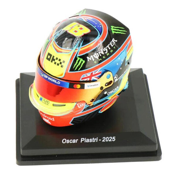 Spark Helmets - McLaren Formula 1 F1 Team - Oscar Piastri (Season 2025) -1:5 Scale