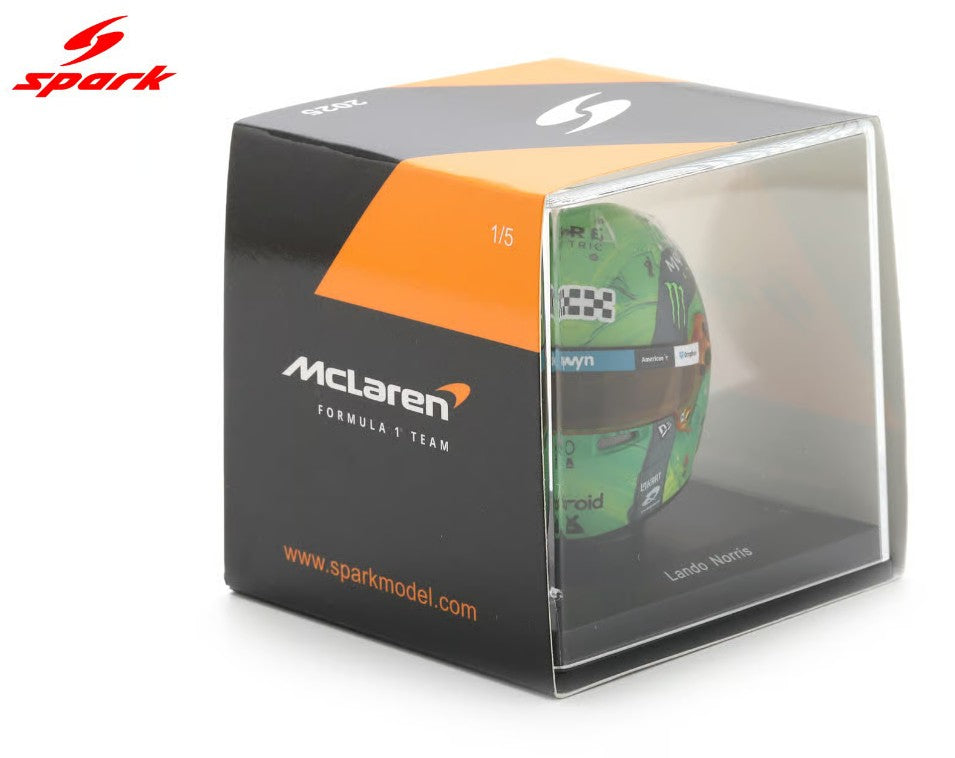 Spark Helmets - McLaren Formula 1 F1 Team - Lando Norris (Las Vegas 2025) - 1:5 Scale