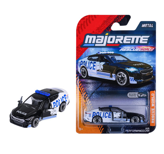 Majorette - Kia Stinger '000' Rescue World - 1:64 Scale