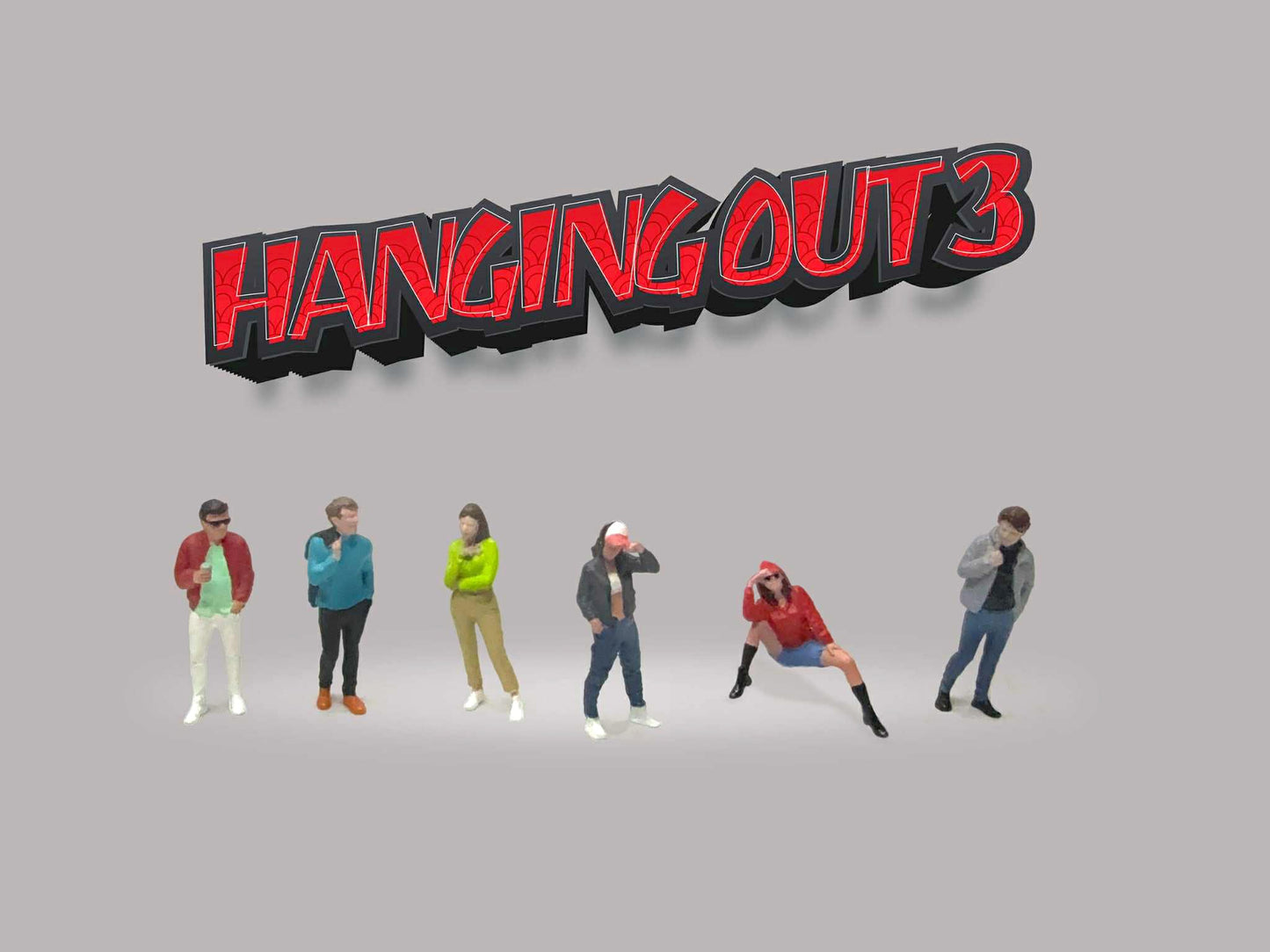 American Diorama - Diecast Figurines 'Hanging Out 3'