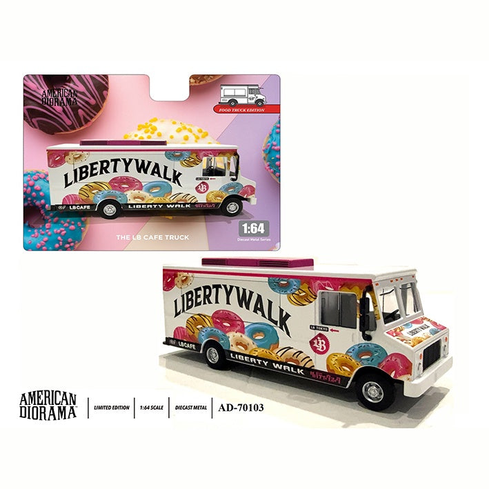 American Diorama - Food Truck Series 'The Liberty Walk Donut Truck'