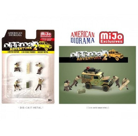 American Diorama - Diecast Figures - Road Adventure #2 - 1:64 Scale