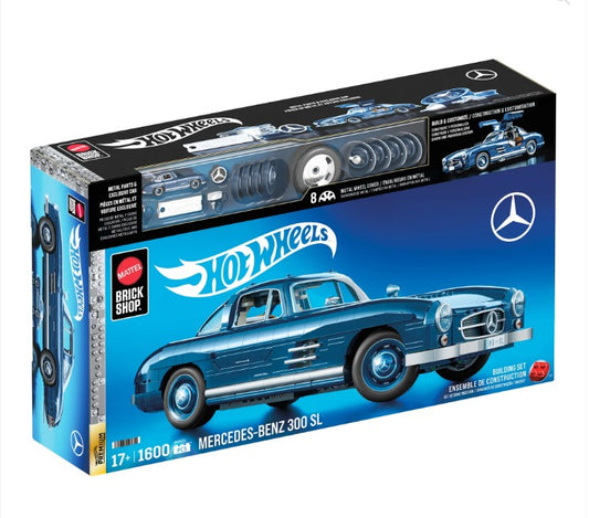 Mattel - Hot Wheels Premium Series - Mercedes-Benz 300 SL Building Set - 1600 Pieces
