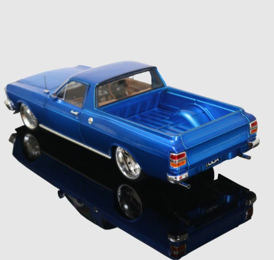 DDA - Ford XY Falcon Ute Custom Supercharged 'BARRA' Engine (Blue) - 1:24 Scale