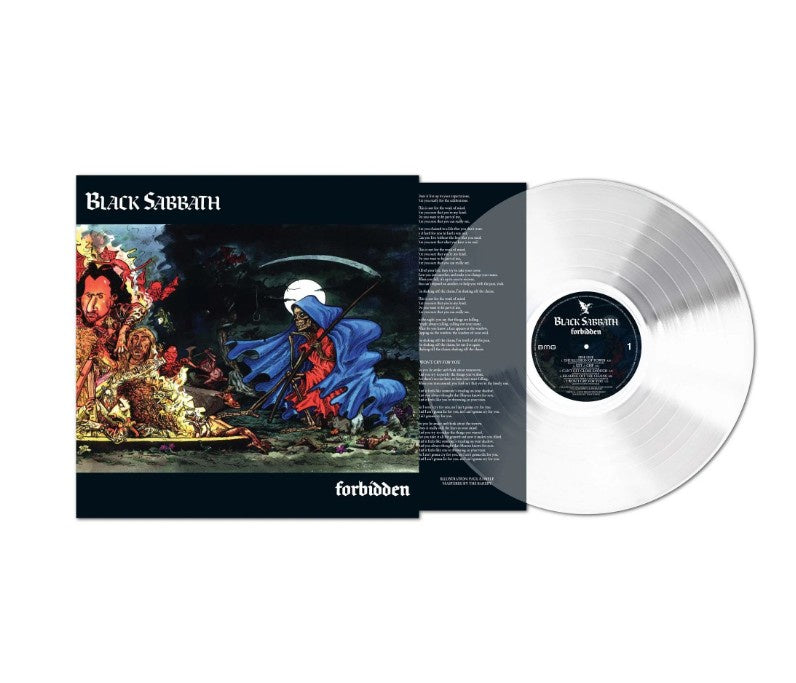 NEW - Black Sabbath, Forbidden (Ultra Clear) LP
