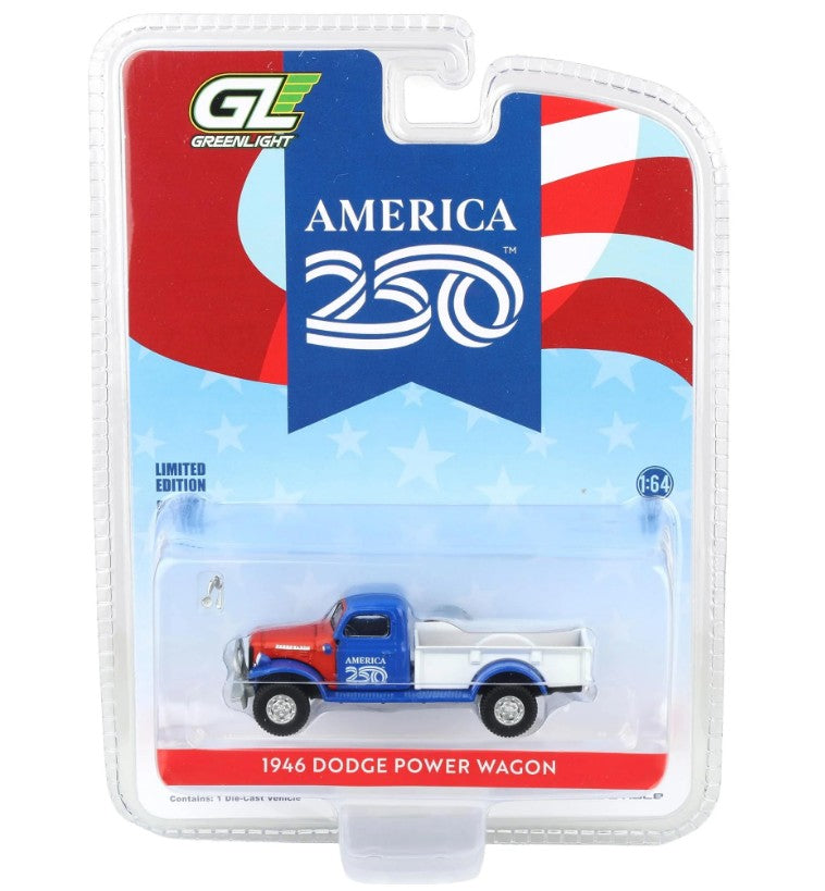 Greenlight - America 250 - 1946 Dodge Power Wagon - 1:64 Scale