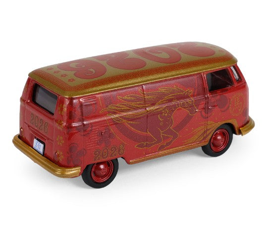 Greenlight - 2026 Chinese Year of the Horse - VW Type 2 (T1) Panel Van - 1:64 Scale