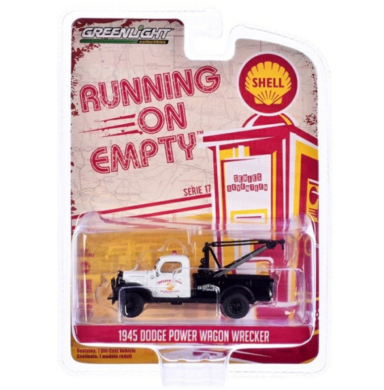 Greenlight - Running On Empty Series 17 - 1945 Dodge Power Wagon 'Shell Oil' - 1:64 Scale
