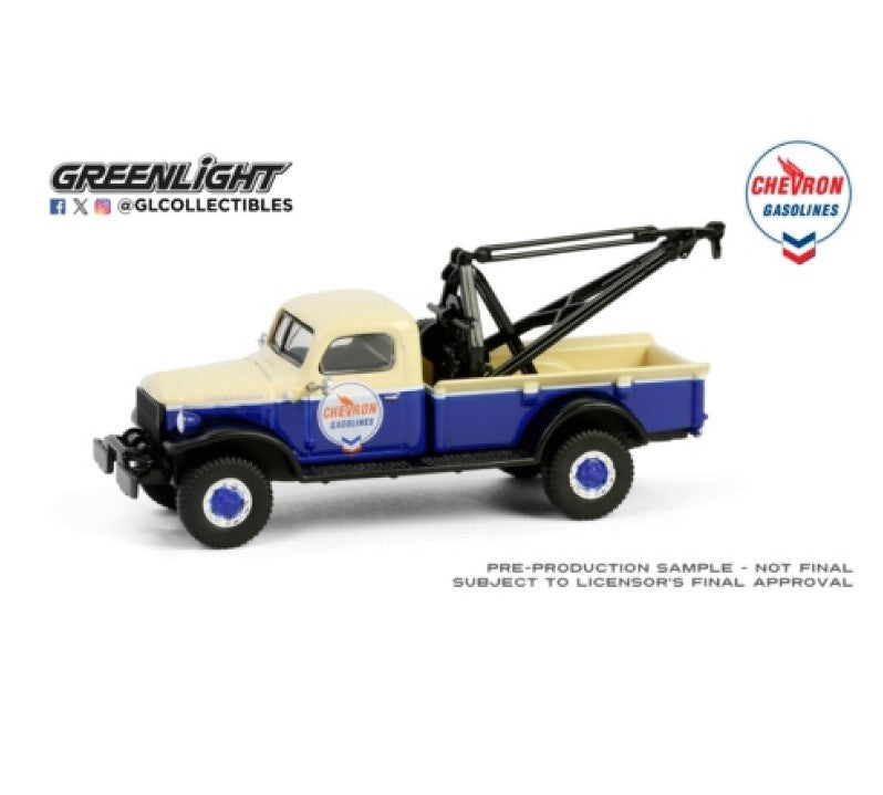 Greenlight - Chevron Special Edition Series 1 - 1948 Dodge Power Wrecker - 1:64 Scale
