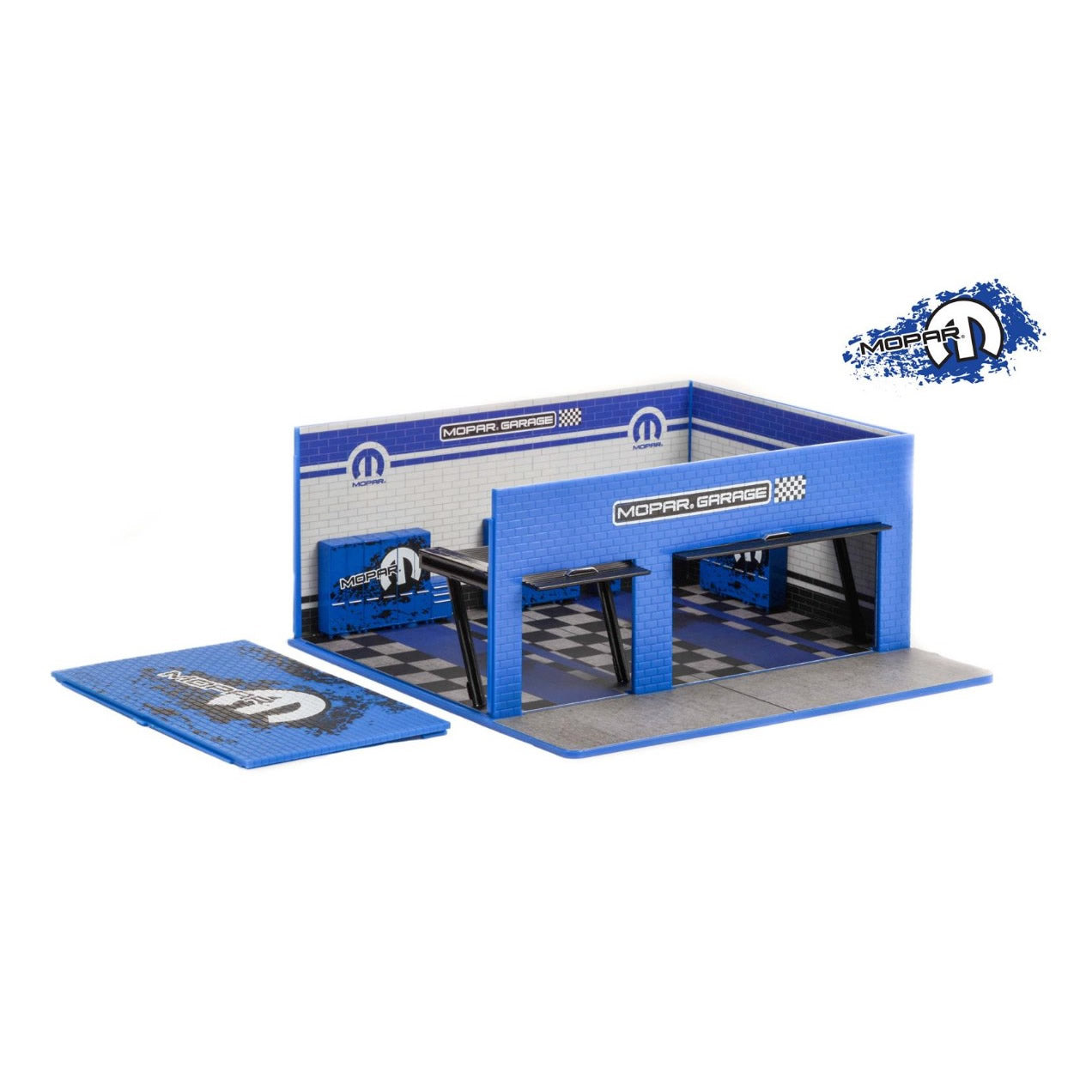 Greenlight - Mechanics Corner Series Gas Station 'Mopar Garage' - 1:64 Scale