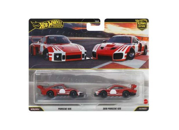 Hot Wheels Premium - Car Culture - 2 Pack - Porsche 935 & 2018 Porsche 935