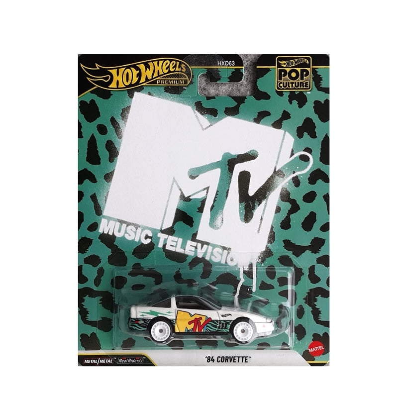 Hot Wheels Premium - Pop Culture (2026 Mix 2) - '84 Corvette 'MTV Music Television'