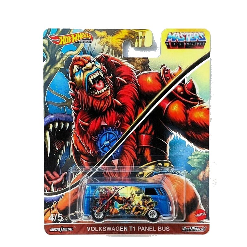 Hot Wheels Premium - Pop Culture (2021 Retro Entertainment) - VW T1 Panel Bus 'MOTU Beast Man'