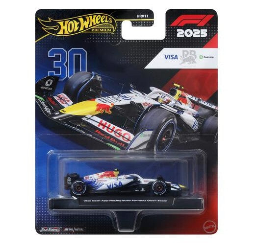 Hot Wheels Premium - 2025 Formula 1 Visa Cash App RB - #30 Liam Lawson