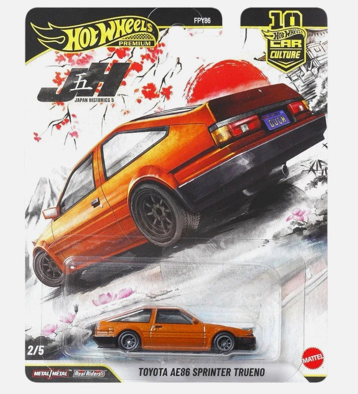 Hot Wheels Premium - Japan Historics #5 - Toyota AE86 Sprinter Trueno