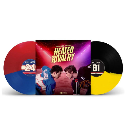 NEW - Soundtrack, Heated Rivalry (Montreal Vs Boston Edition Blue/Red & Black/Yellow) 2LP