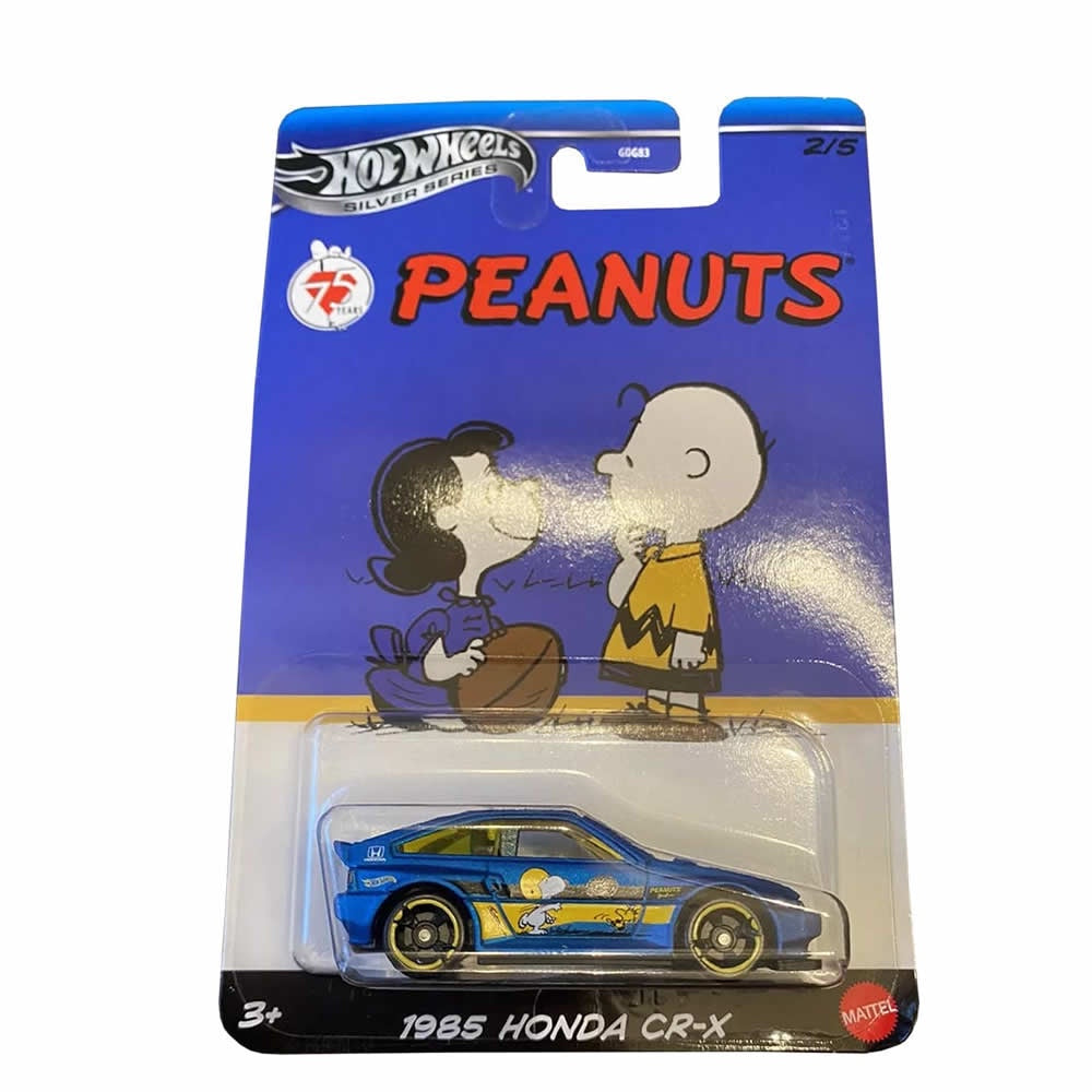 Hot Wheels - Peanuts: 75th Anniversary - 1985 Honda CR-X - Snoopy & Woodstock