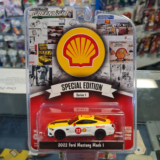 Greenlight - Shell Oil Special Edition Series 1 - 2022 Ford Mustang Mach 1