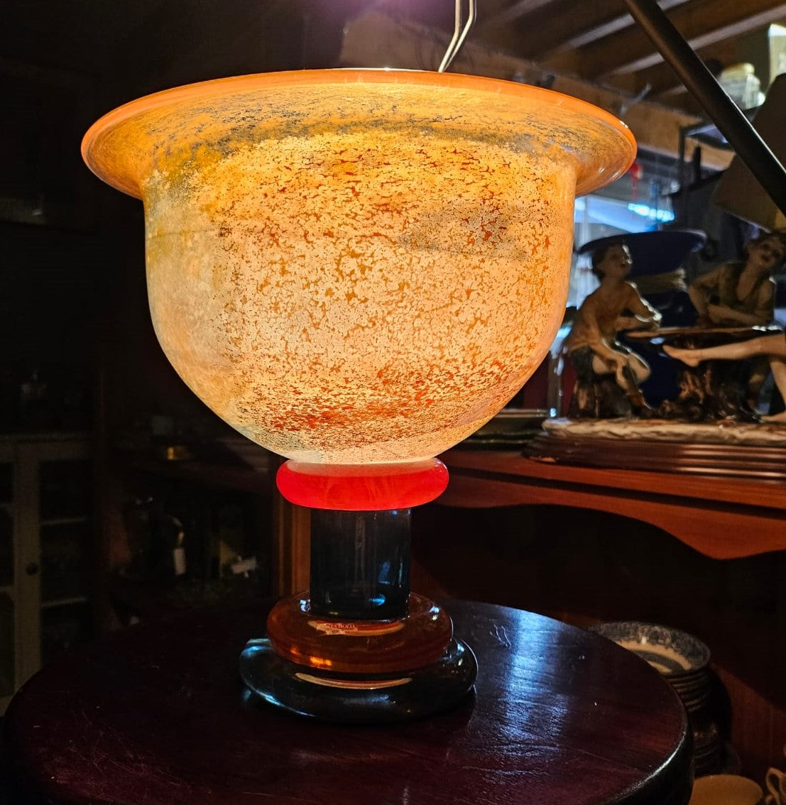 Kosta Boda - Large Colourful Art Glass Vase/Urn - 28cm