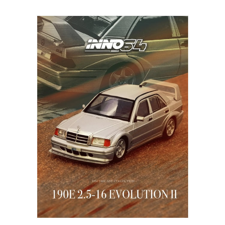 INNO64 - Mercedes-Benz 190e (Silver) - 1:64 Scale