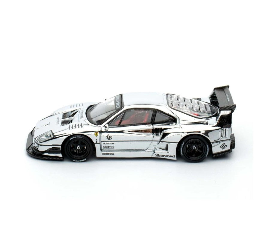 INNO64 - LBWK Ferrari F40 (Chrome Silver) - 1:64 Scale