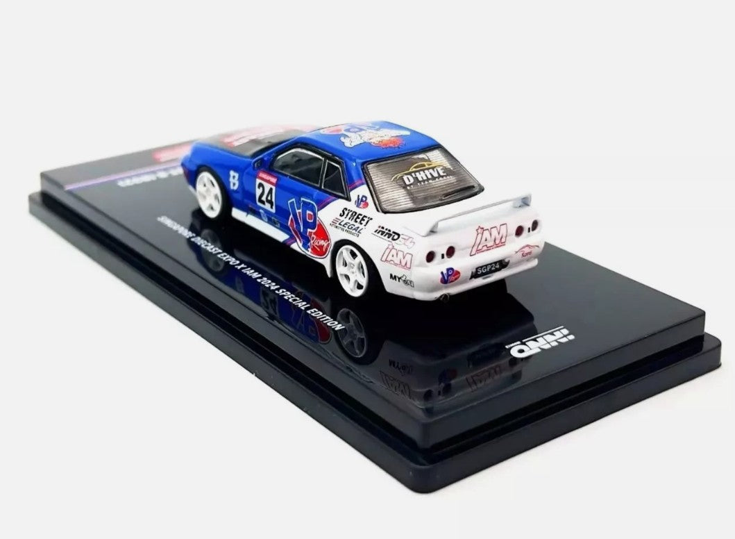 INNO64 - Nissan Skyline GT-R (R32) #24 'Singapore Diecast Expo 2024' - 1:64 Scale