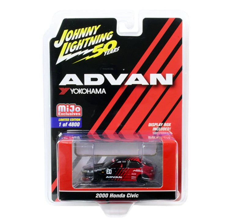 Johnny Lightning - Honda 2000 Civic 'ADVAN Yokohama' - 1:64 Scale