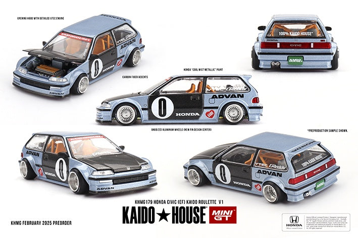 MiniGT - Honda Civic (EF) Kaido Roulette V1