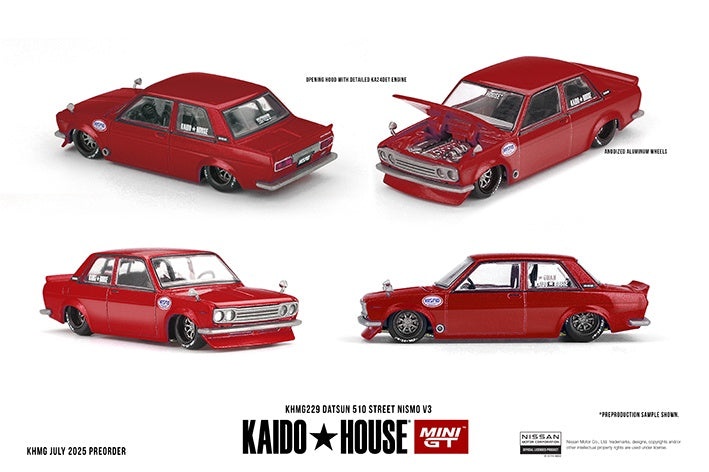 MiniGT - Datsun 510 Street Nismo V3 - 1:64 Scale