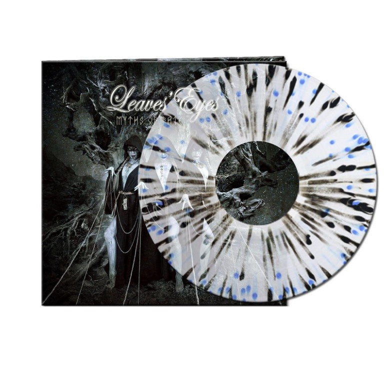 NEW - Leave's Eyes, Myths of Fate (Blue/Black Splatter) LP