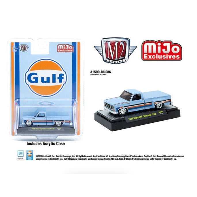 M2 Machines - 1978 Chevrolet Silverado 30 Custom 'Gulf'