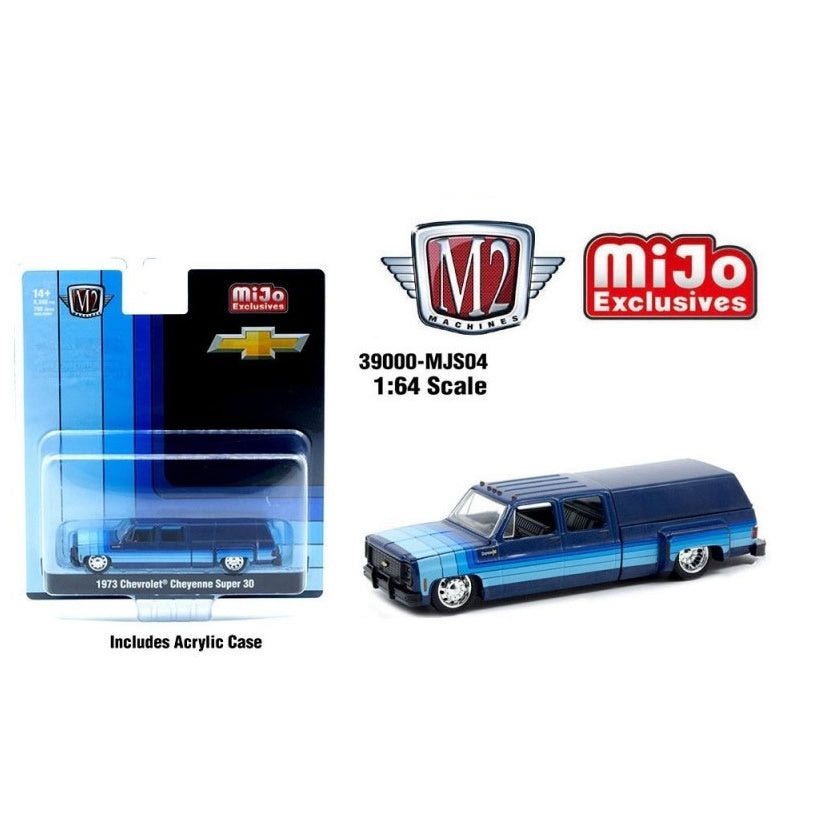 M2 Machines - 1973 Chevrolet Cheyenne Super 30 (Blue/Light Blue)