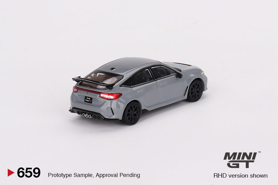 MiniGT - Honda Civic Type R Sonic Grey Pearl 2023