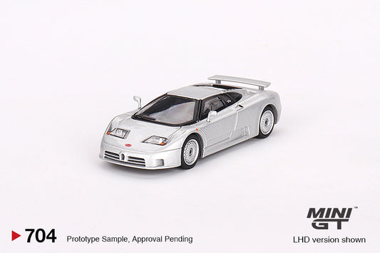 MiniGT - Bugatti EB110 GT Grigio Chiaro
