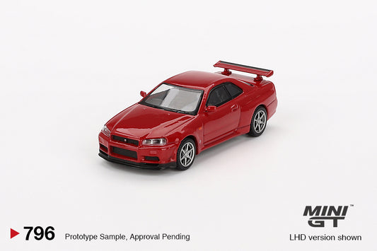 MiniGT - Nissan Skyline GT-R (R34) V-Spec Active Red