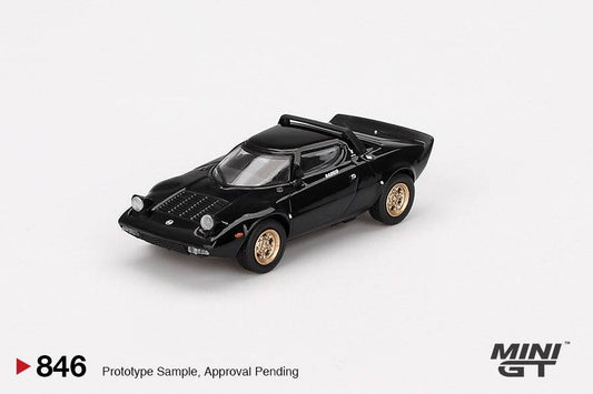MiniGT - Lancia Stratos HF Stradale Nero (Black) - 1:64 Scale