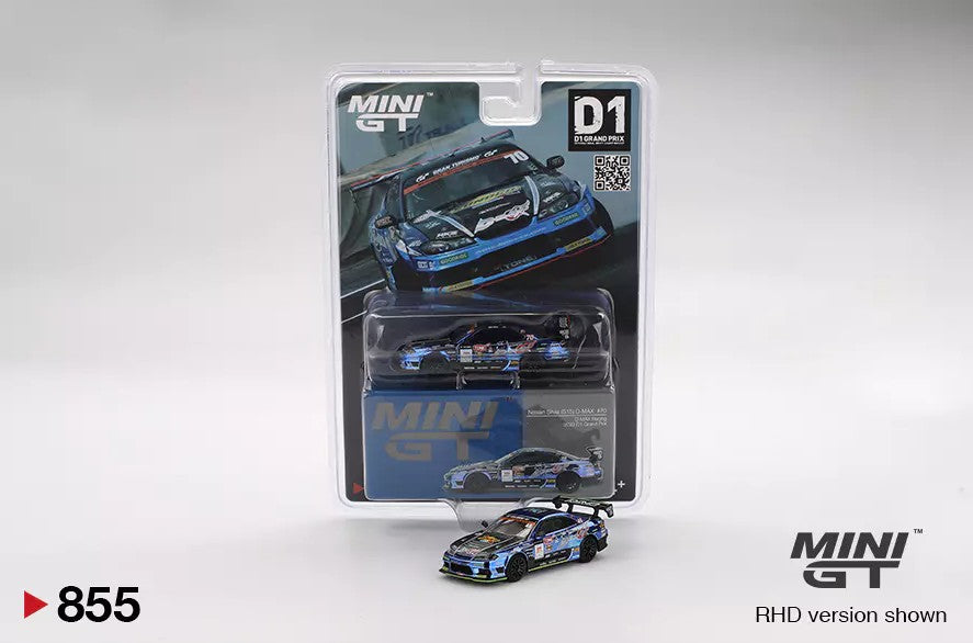 MiniGT - Nissan Silvia (S15) #70 D-MAX Racing 2023 D1 Grand Prix