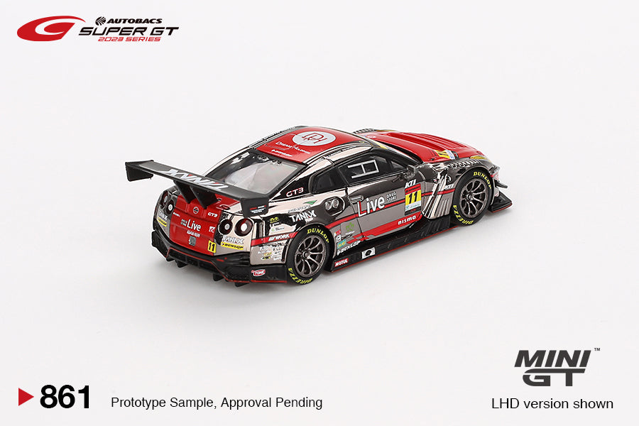 MiniGT - Nissan GT-R NISMO GT3 #11 'Gainer Tanax' GT-R 2023 Super GT Series