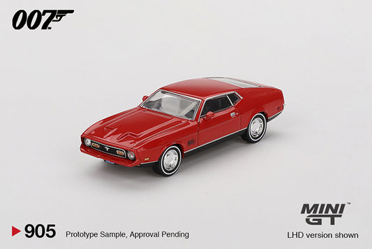 MiniGT - 1971 Ford Mustang Mach 1 'Diamonds are Forever' 007 James Bond Series (Japan Blister)