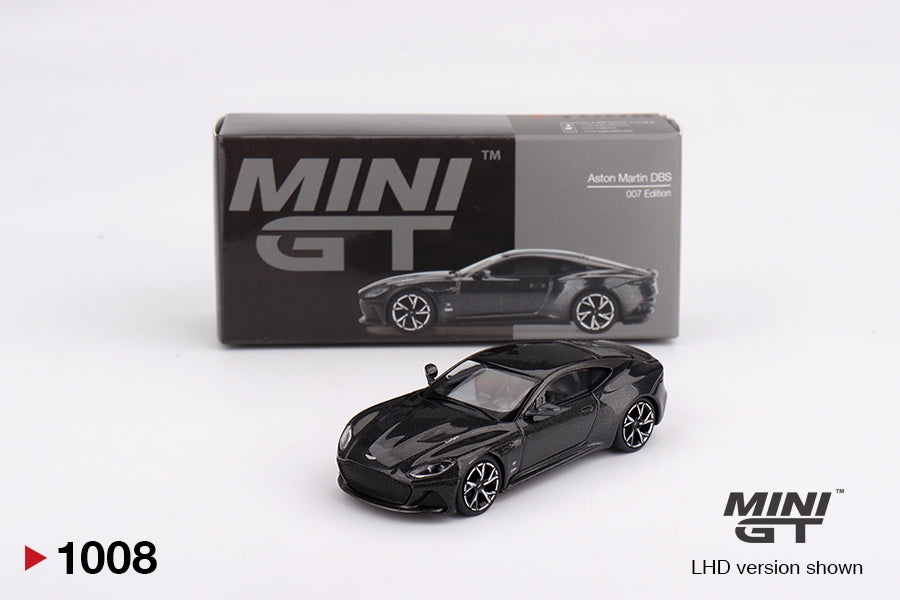 MiniGT - Aston Martin DBS '007 Edition' (Black) - 1:64 Scale