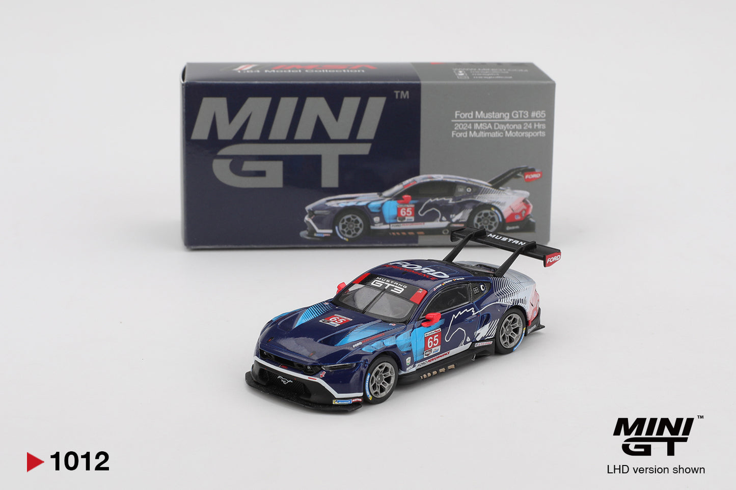 MiniGT - Ford Mustang GT3 #65 Ford Multimatic Motorsports 2024 IMSA Daytona 24 Hrs
