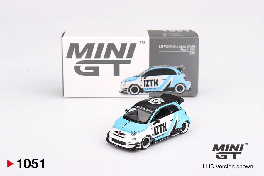 MiniGT - Abarth 595 LB-WORKS x Abas Works IZTK