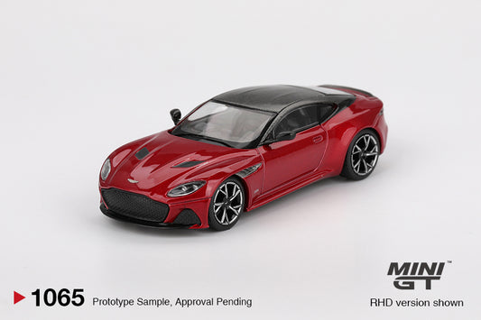 MiniGT - Aston Martin DBS (Hyper Red) - 1:64 Scale