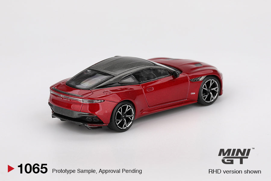 MiniGT - Aston Martin DBS (Hyper Red) - 1:64 Scale