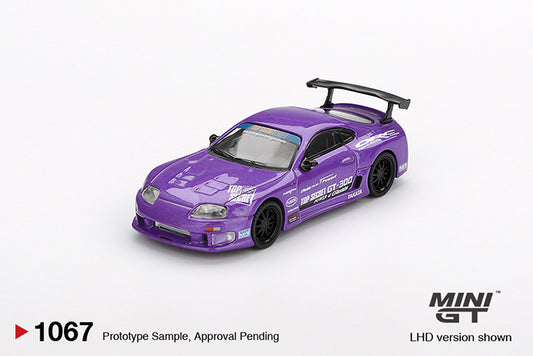 MiniGT - Toyota Supra (A80) Top Secret GT-300 Top Secret (Purple)